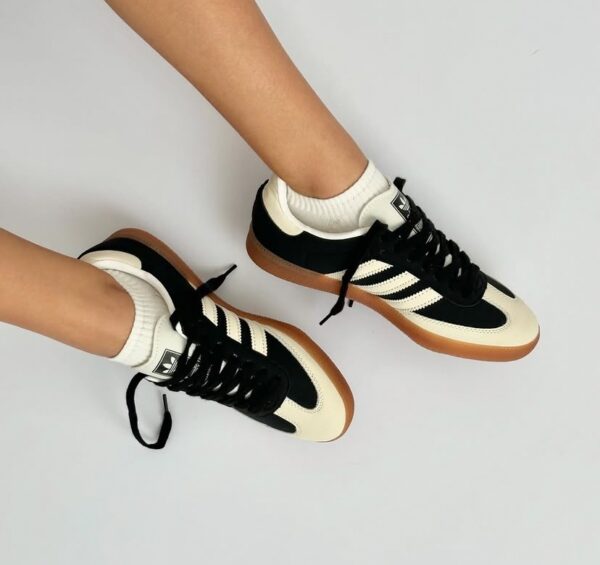 adidas gazelle silver green womens ✓ Adidas Samba XLG Black Gum (IE1379) main image 1