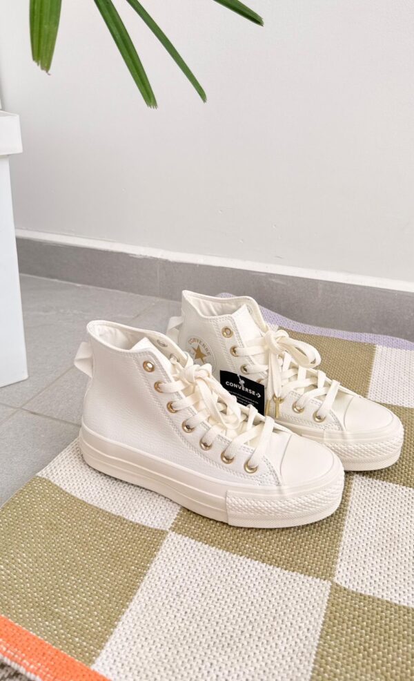 CONVERSE  BLANCO CUERO